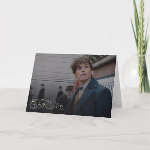 NEWT SCAMANDER In London Photo Card