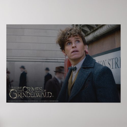 NEWT SCAMANDER In London Photo Poster