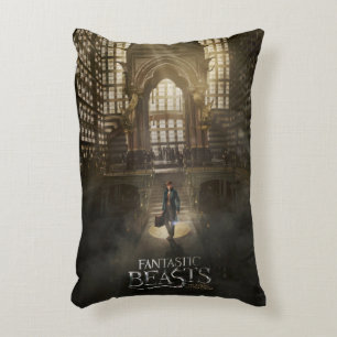 NEWT SCAMANDER™ in MACUSA™ Headquarters Decorative Pillow