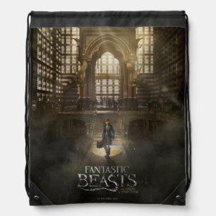 NEWT SCAMANDER™ in MACUSA™ Headquarters Drawstring Bag