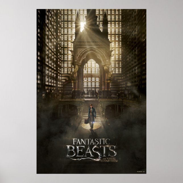 NEWT SCAMANDER™ in MACUSA™ Headquarters Poster (Front)