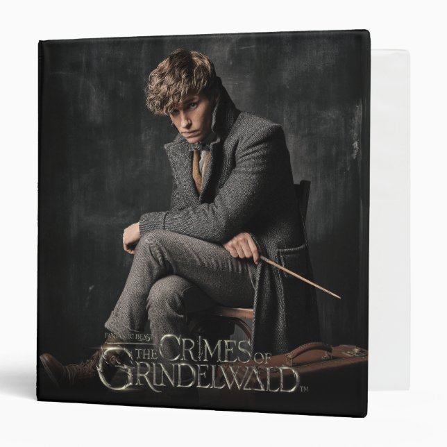 NEWT SCAMANDER™ Photo 3 Ring Binder (Front/Inside)