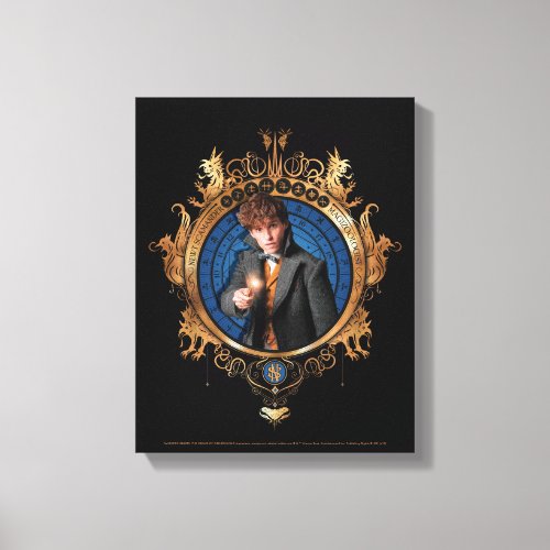 NEWT SCAMANDER Portrait Canvas Print