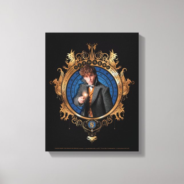 NEWT SCAMANDER™ Portrait Canvas Print (Front)