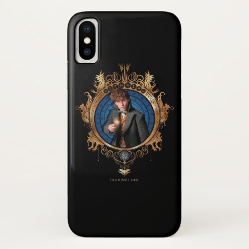 NEWT SCAMANDER Portrait iPhone X Case