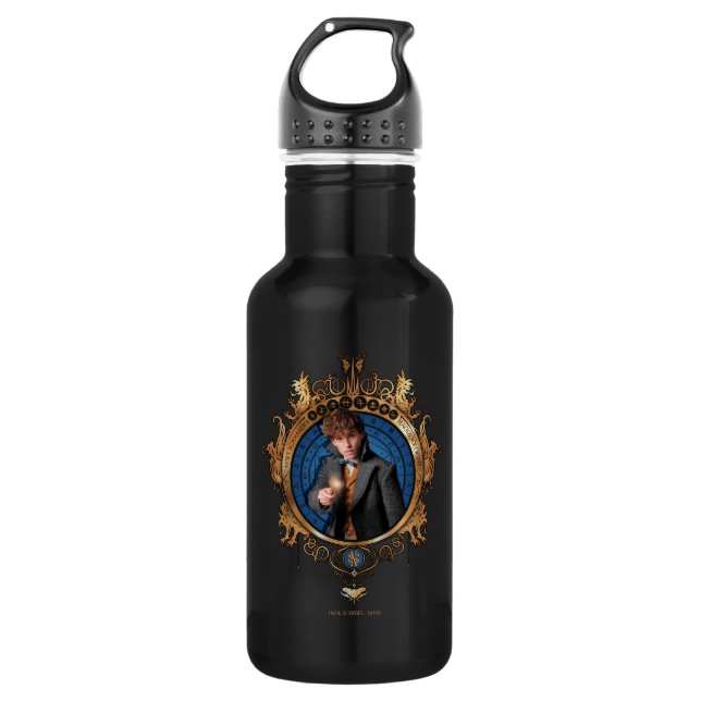 NEWT SCAMANDER™ Portrait Stainless Steel Water Bottle (Front)