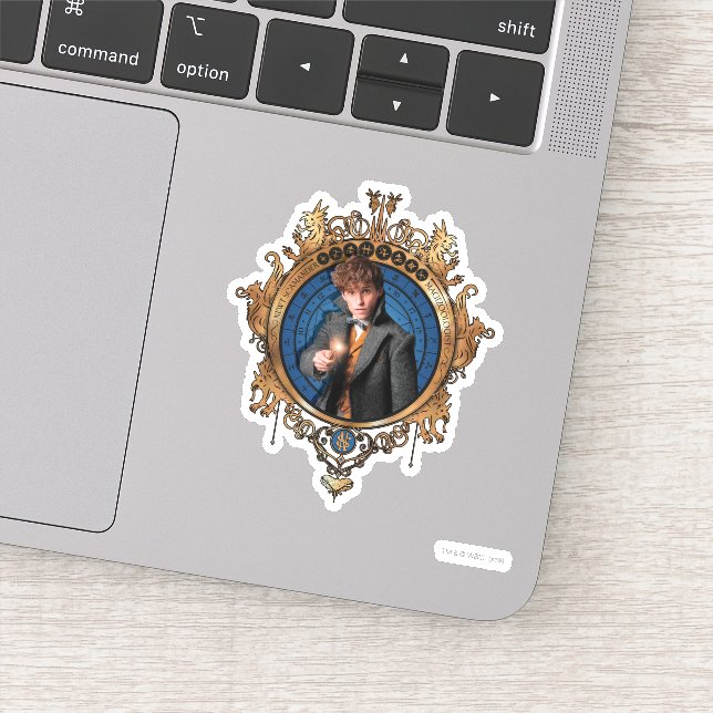 NEWT SCAMANDER™ Portrait Sticker (Detail)