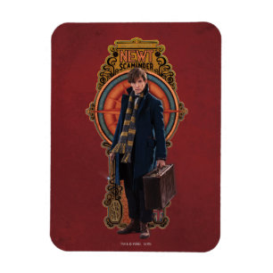 NEWT SCAMANDER™ Standing Art Nouveau Panel Magnet