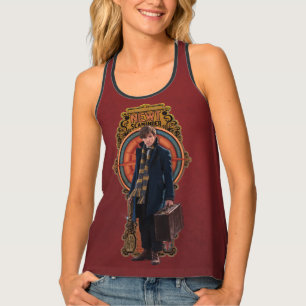 NEWT SCAMANDER™ Standing Art Nouveau Panel Tank Top
