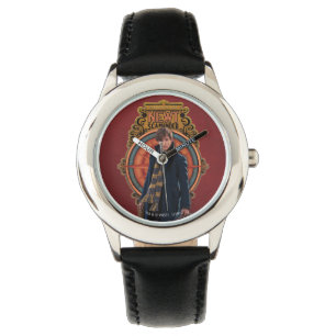 NEWT SCAMANDER™ Standing Art Nouveau Panel Watch
