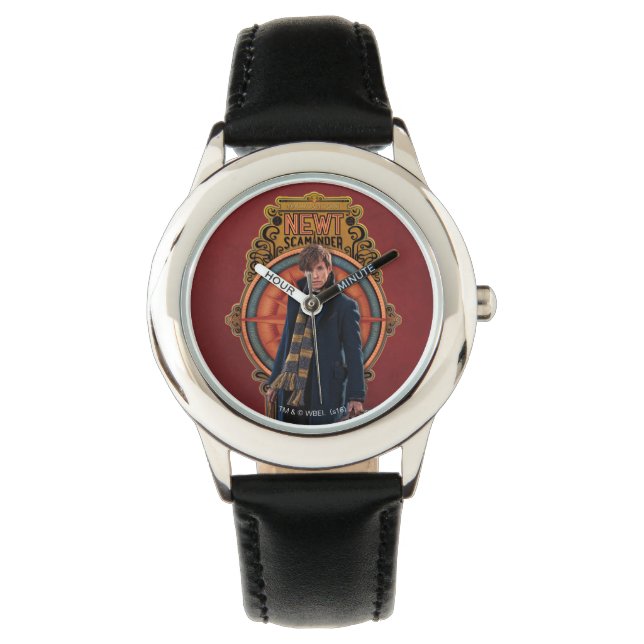 NEWT SCAMANDER™ Standing Art Nouveau Panel Watch (Front)