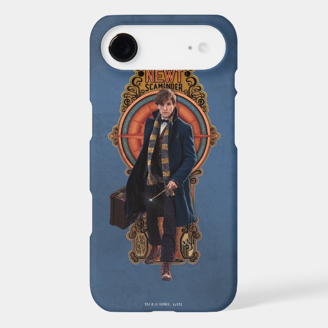 NEWT SCAMANDER™ Walking Art Nouveau Panel Case-Mate iPhone Case (Back)
