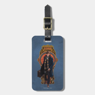 NEWT SCAMANDER™ Walking Art Nouveau Panel Luggage Tag