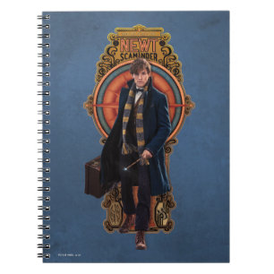 NEWT SCAMANDER™ Walking Art Nouveau Panel Notebook