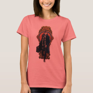 NEWT SCAMANDER™ Walking Art Nouveau Panel T-Shirt
