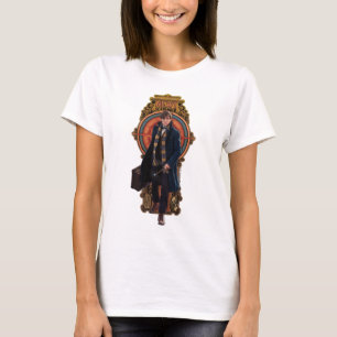 NEWT SCAMANDER™ Walking Art Nouveau Panel T-Shirt
