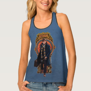 NEWT SCAMANDER™ Walking Art Nouveau Panel Tank Top