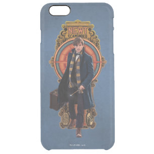NEWT SCAMANDER™ Walking Art Nouveau Panel Clear iPhone 6 Plus Case