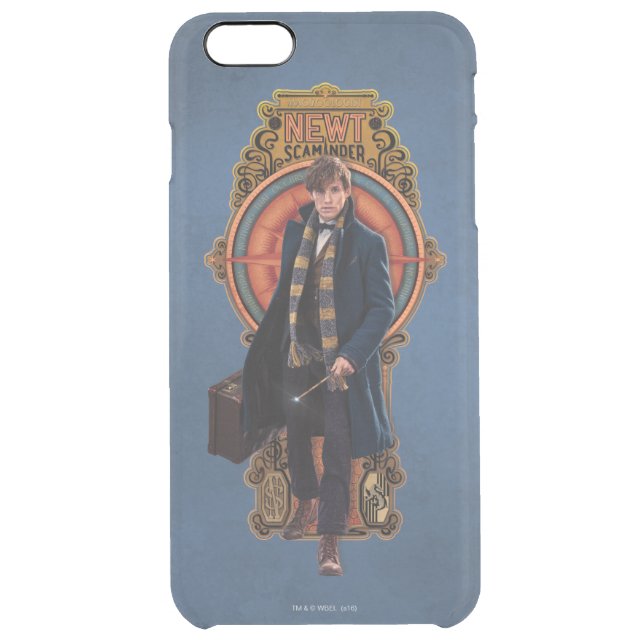NEWT SCAMANDER™ Walking Art Nouveau Panel Uncommon iPhone Case (Back)