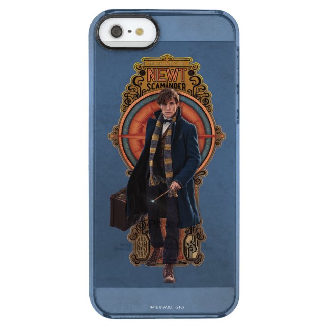 NEWT SCAMANDER™ Walking Art Nouveau Panel Uncommon iPhone Case (Back)