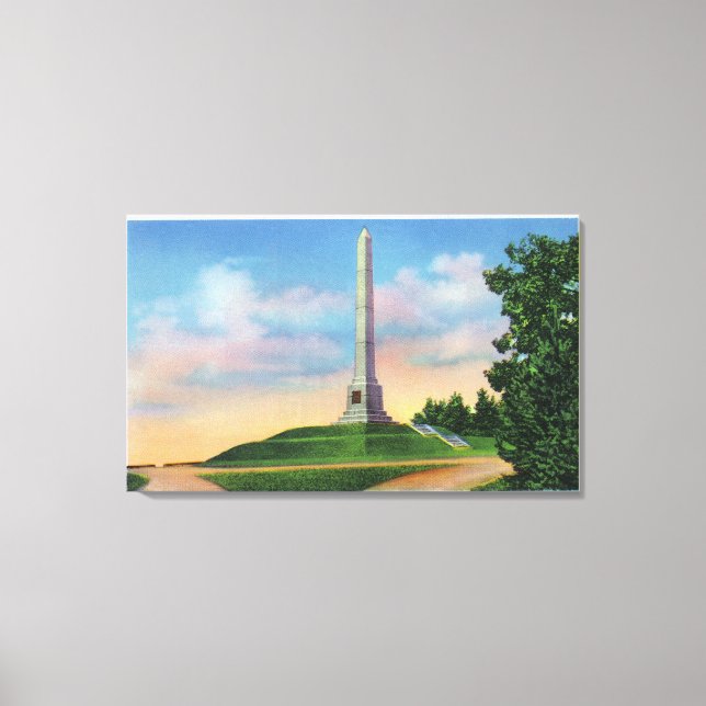 Newton Battlefield Park View Canvas Print (Front)