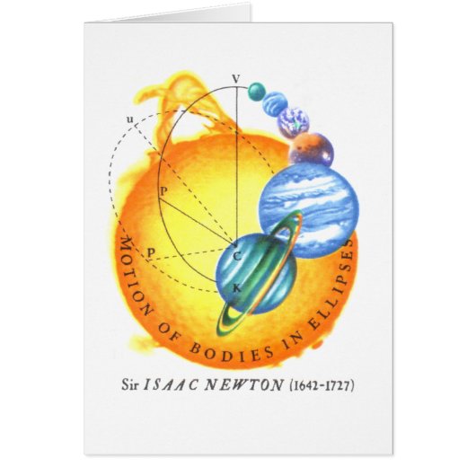 Newton Elliptical Orbits Cards (Front)
