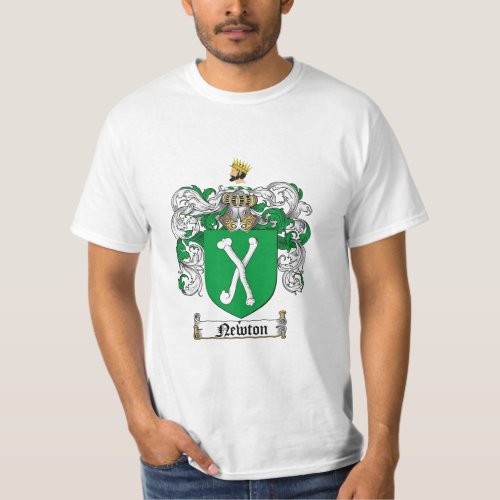 Newton Family Crest _ Newton Coat of Arms T_Shirt