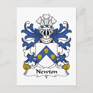 Newton Family Crest Postcard