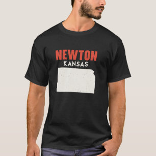 Newton Kansas USA State America Travel Kansan T-Shirt