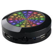 Newton Rainbow Charge Hub (Angled Back)