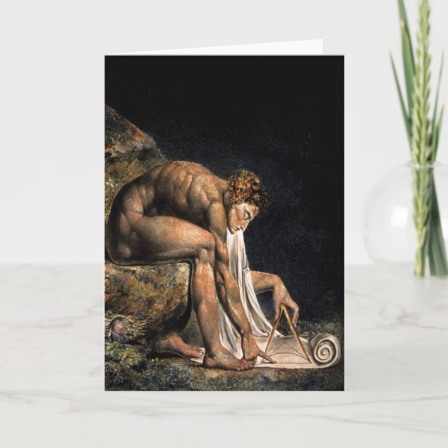 Newton William Blake Masonic Painting Card (Front)