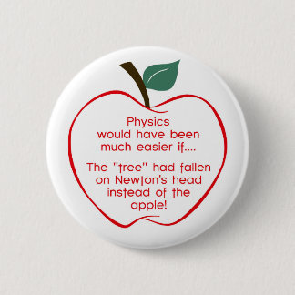 Newton's apple button