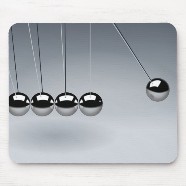 Newton's cradle mouse pad (Front)
