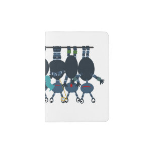 Newton's Cradle Passport Holder