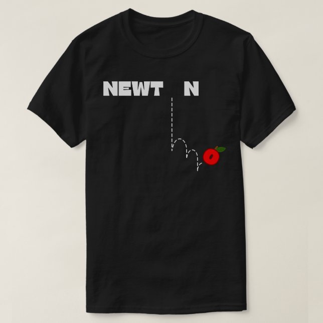 Newtons gravity law 1 T-Shirt (Design Front)