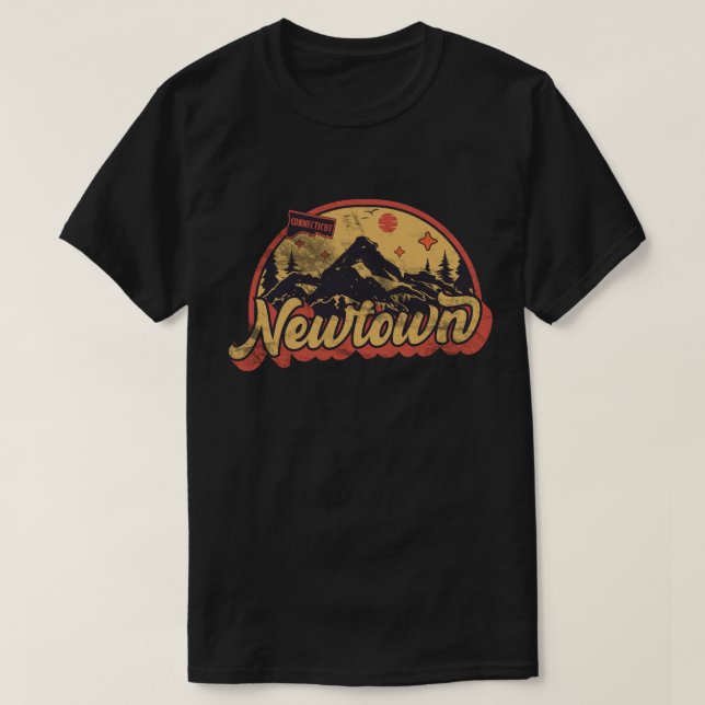 Newtown, Connecticut T-Shirt (Design Front)