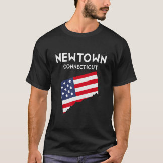 Newtown Connecticut USA State America Travel Conne T-Shirt