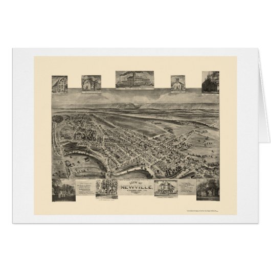 Newville, PA Panoramic Map - 1903 (Front Horizontal)