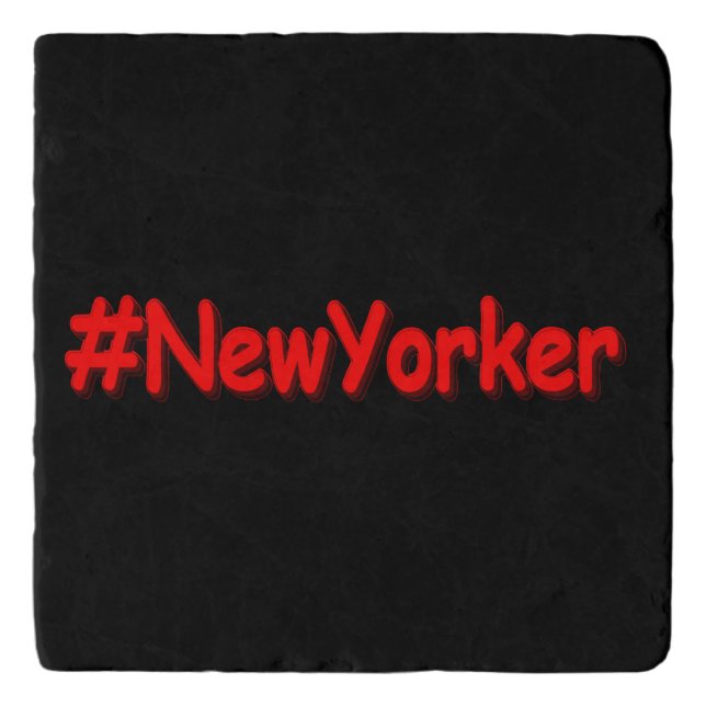"#NewYorker " Cute Design. Buy Now Trivet (Front)