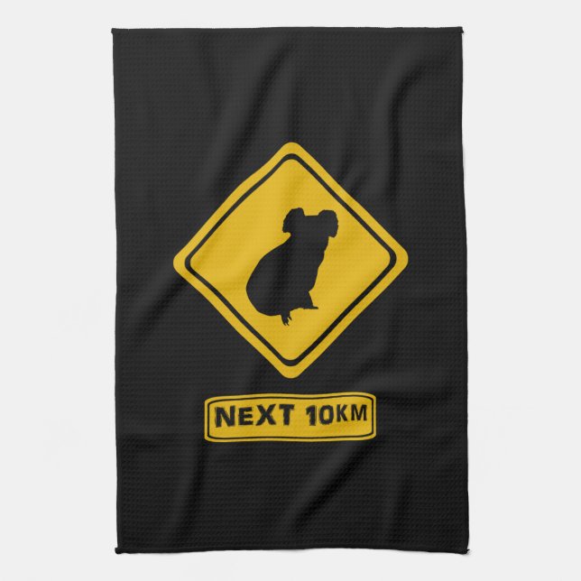 next 10 km koalas kitchen towel (Vertical)