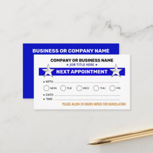 Next Appointment Reminders (Bulk Office Cards) Card