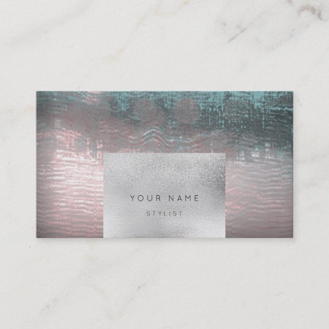 Next Appointment Rose Gold Abstract Ocean Painting (Front)