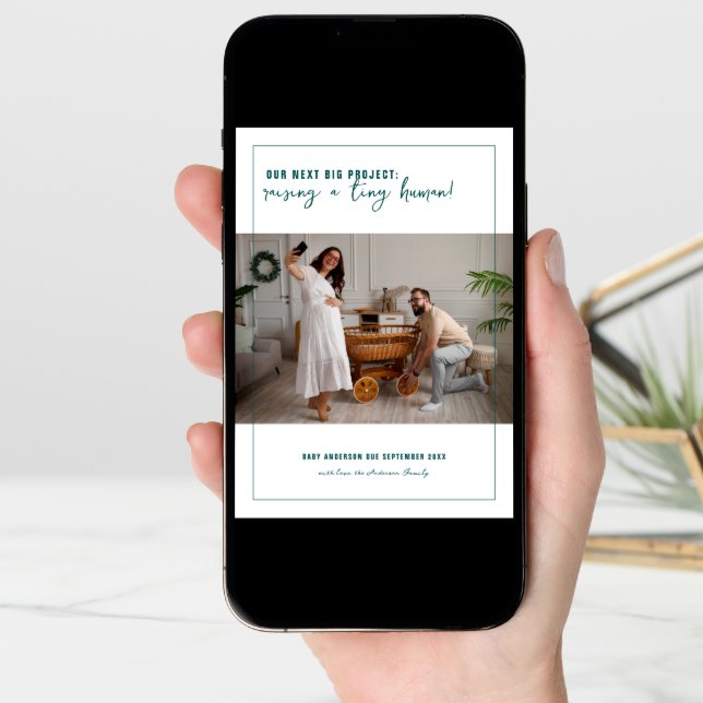 Next Big Project | Photo Pregnancy Announcement (Front Digital)