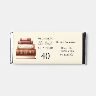 Next Chapter Any Age Adult Birthday Keepsake Hershey Bar Favors