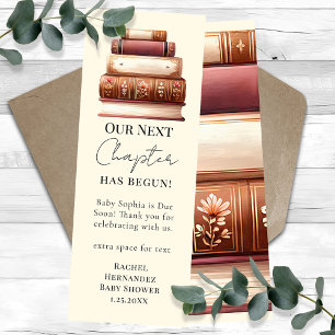 Next Chapter Baby Shower Favor Bookmark