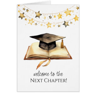 Next Chapter Congratulations Graduate Greeting Cards
