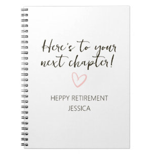 Next Chapter Personalized Retirement Gift Notebook