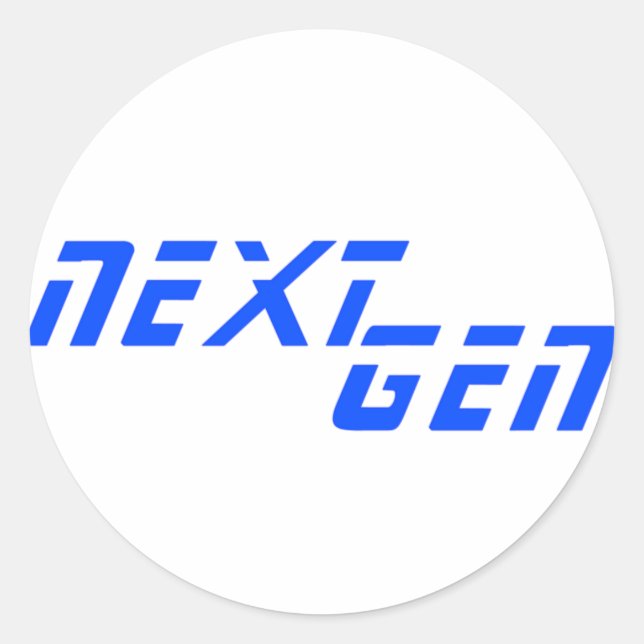 Next Gen Classic Round Sticker (Front)