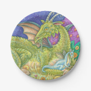 Next Generation Baby Dragon Fantasy PAPER PLATE
