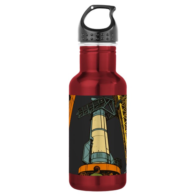 Next Generation Deep Space Rocket | Stainless Steel Water Bottle (Front)
